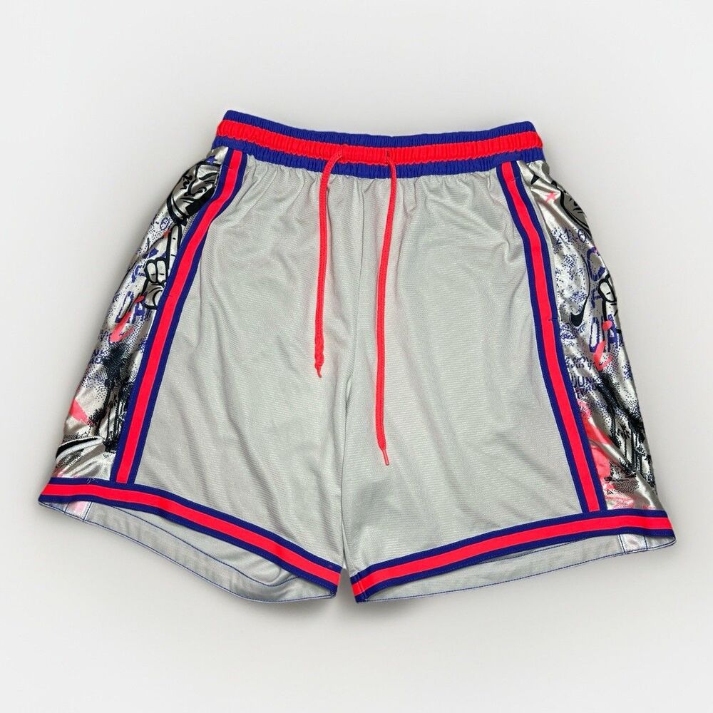 Nike DNA Basketball Shorts Athletic Exploration Print DO6179-072 Men's Sz L/28”